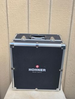 Caja para guardar acordeon Hohner Panther compadre corona o similares