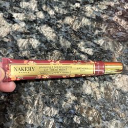 NEW NAKERY BEAUTY PLUMPING + LINE SMOOTHING LIP TREATMENT IN BIRTHDAY SUIT $7!!
