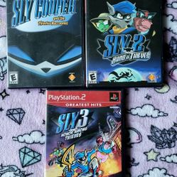 Sly Cooper PS2 Set Of 3 for Sale in Elk Grove Village, IL - OfferUp