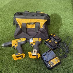 Dewalt 20v Max Drill & Impact Combo