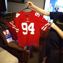 NIKE NFL SAN FRANCISCO 49ER'S SOLOMON THOMAS ON FIELD JERSEY #94 XL NEW