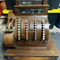 National Brand Antique Cash Register 