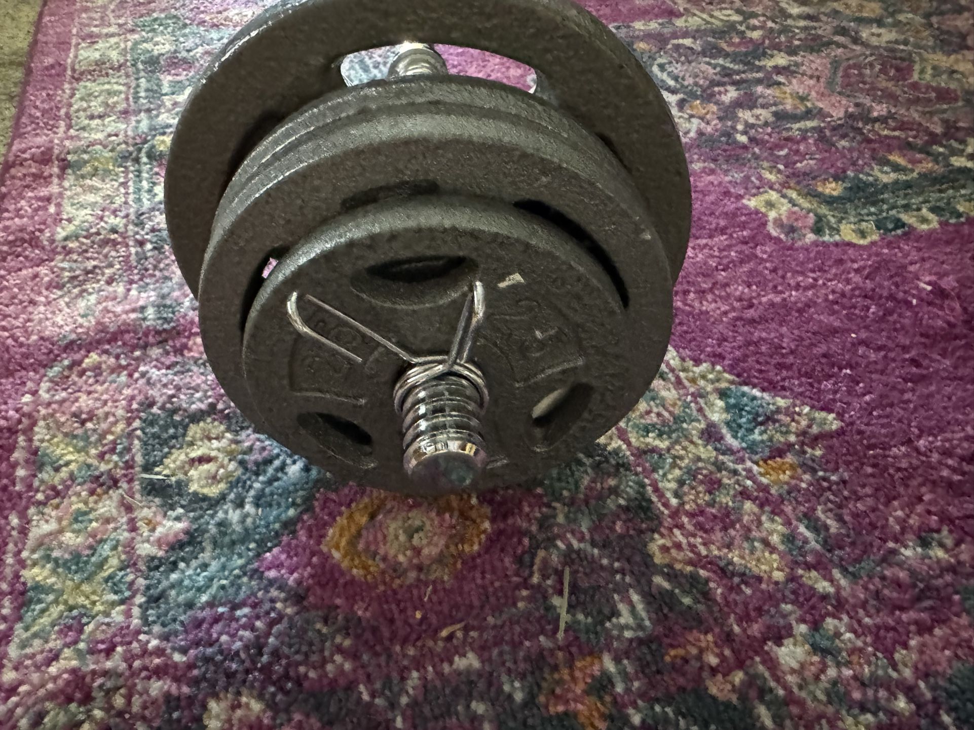 Chrome Barbell Set