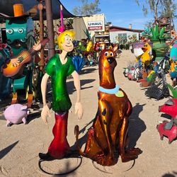 🐸Collectors cartoon metal art🔥Pots Talavera & Terracotta🌺garden decor