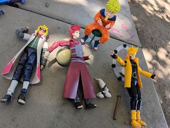 Naruto Anime Action Figures Lot of 4