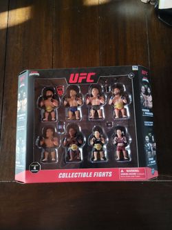 PMI UFC Collectible Fights Octagon Fighters Collectible Fights 8 Figurines Set