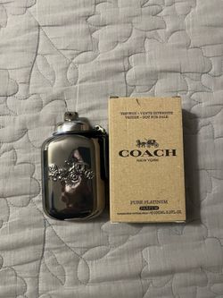 Coach New York Pure Platinum Parfum Tester Cologne