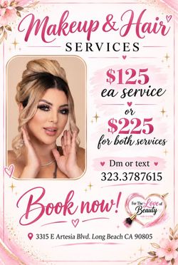 Makeup and hair services