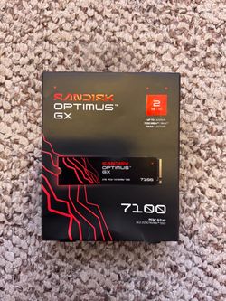 NEW SanDisk 2280mm Optimus GX 7100 2TB M.2 NVMe Gen 4.0 x 4 SSD SDSP71200TAN