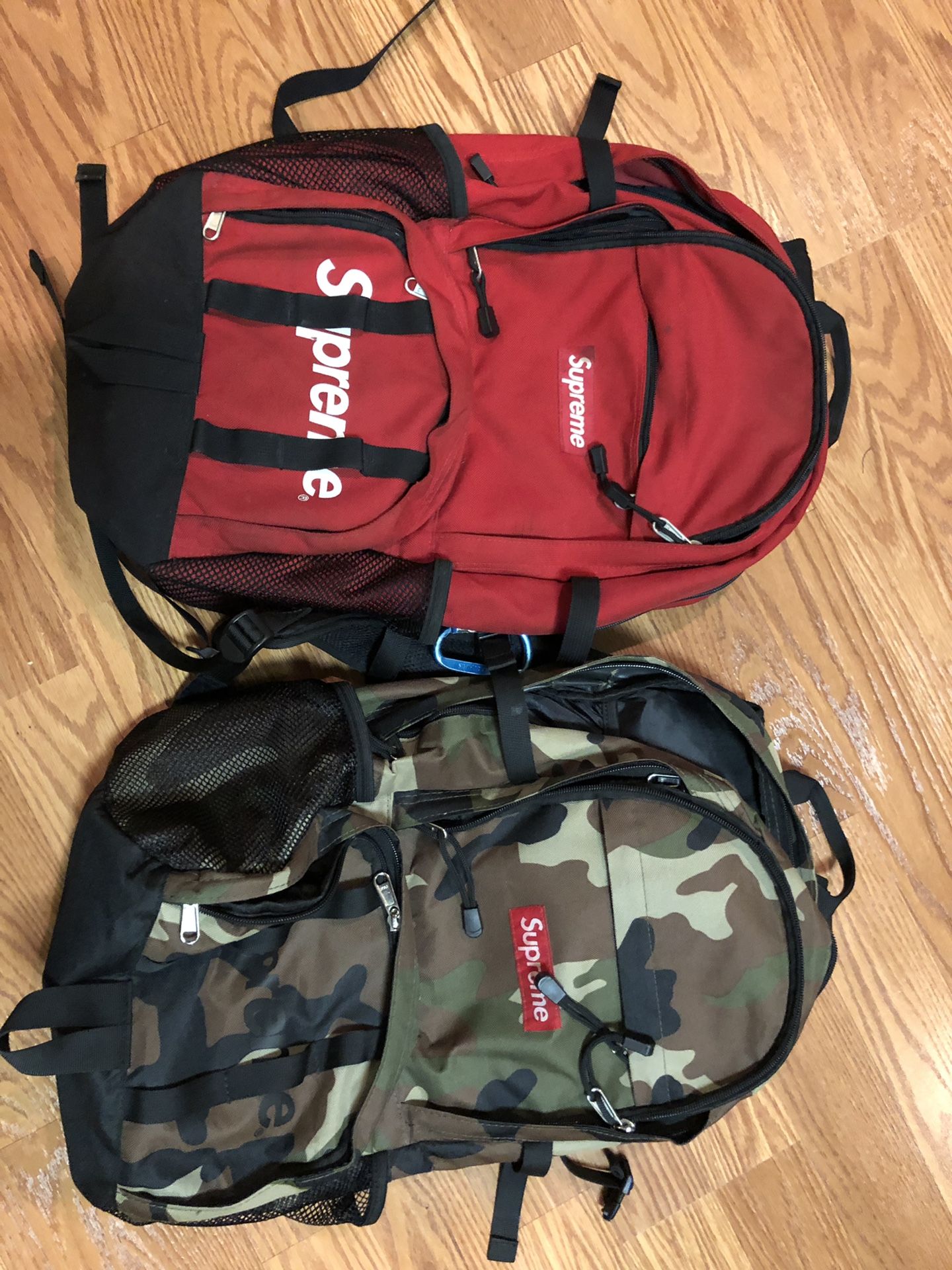 Supreme Cordura Backpacks and a Duffle Bag
