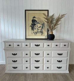 Nine drawer dresser