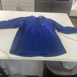 Blue ariat long sleeve