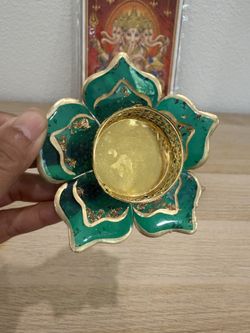 Handmade Resin Tealight Candle Holder