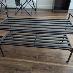 2 Level Shoe Rack - Metal