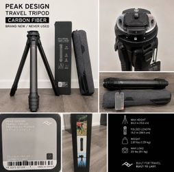 Perk design travel tripod carbon fiber