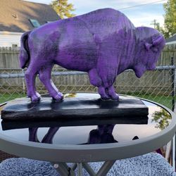 The Purple Buffalo Statue