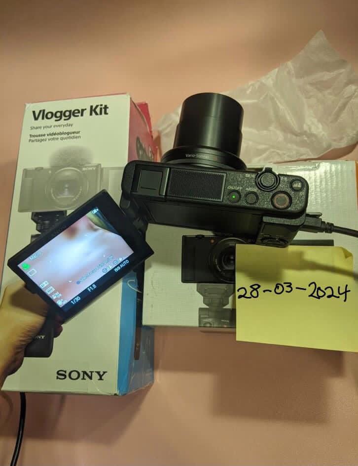 Sony ZV-1 with Vlogger Accessory