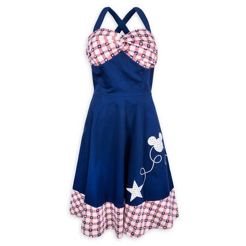 Disney Dress Shop All American Girl 4th Of July Patriotic Red White Blue XS