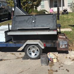 BBQ SMOKER/ GRILL TRAILER