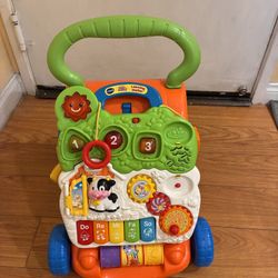 Baby Walker, Basketball Hoop, And Learning Stand 