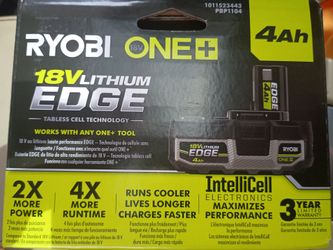 New in box Ryobi 18v High performance Lithium EDGE 4.0ah