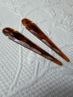 vintage tortoiseshell hair pins
