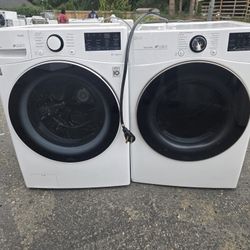 Lg Washer And Dryer Set Electric 