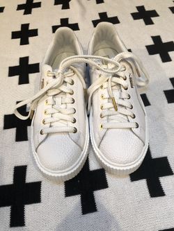 Puma brand new basket sneakers white