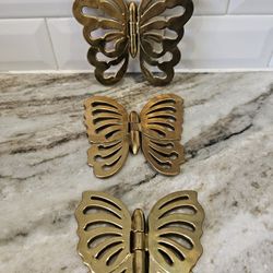 3 Wall VTG Butterflies  Set 