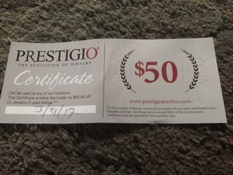 50$off from prestigios
