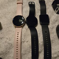 Smart Watch Lot Apple And Android Unknown condition no chargers storage unit Find
