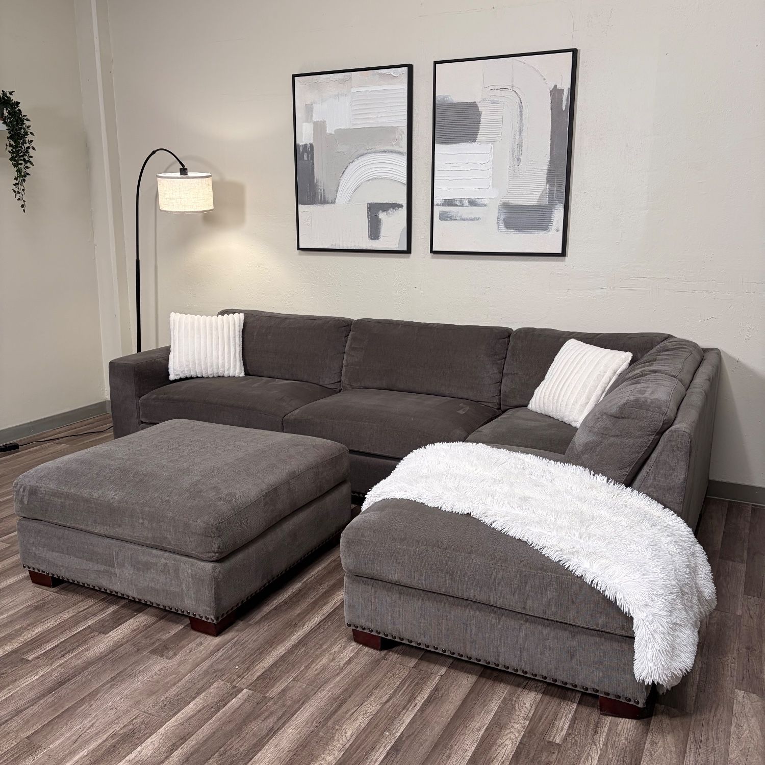 FREE DELIVERY Gray Sectional Couch