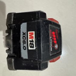 Milwaukee M18 High Output Battery in good Condition