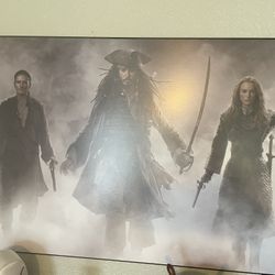 Disney Pirates Of The Caribbean Wall Picture