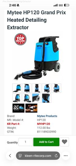 Portable carpet machine