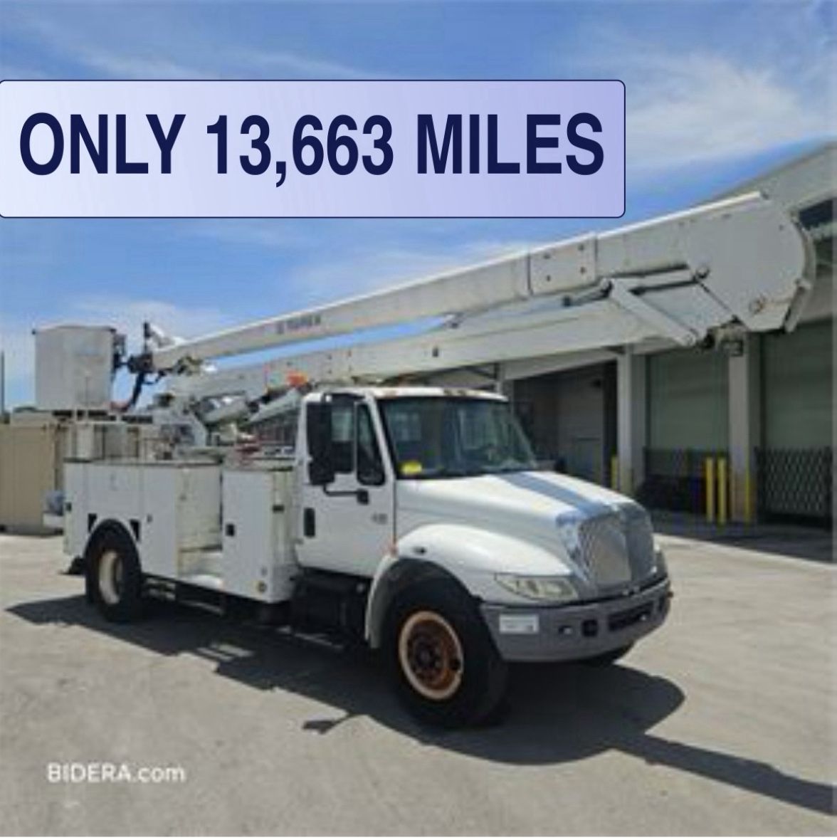 Boom Truck With 13k Original Miles