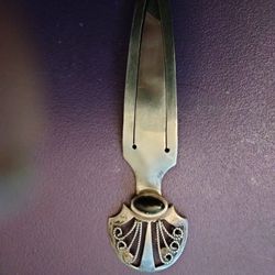 Vintage Silver Bookmark 