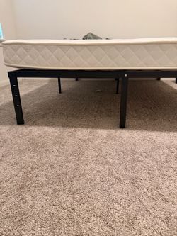 Full Mattress with bed frame