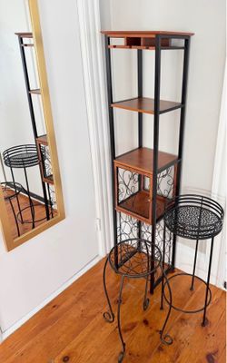 Decorative Shelf & Plant Stand Set (3 Pieces) all $50