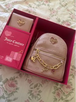 Juicy Couture Mini Backpack and Wallet  Set