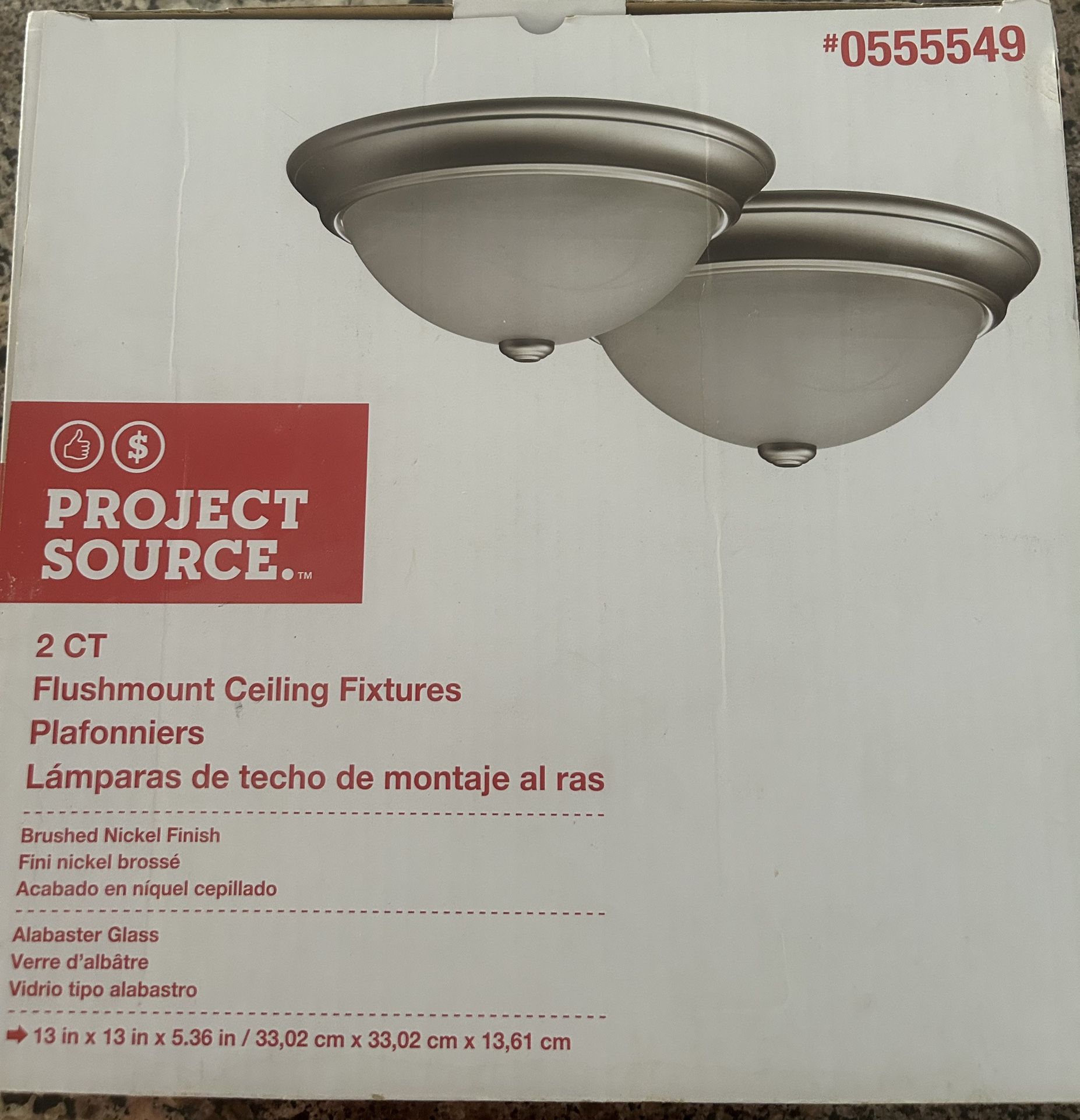 1 Flushmount Ceiling Light Fixture