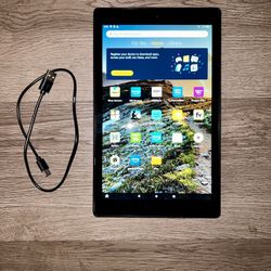 64gb Fire HD 10 Tablet (10.1" 1080p full HD display) & Charging Cord! 