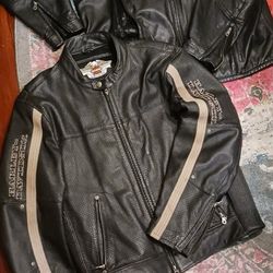 2 Harley-Davidson Leather Motorcycle Jackets 