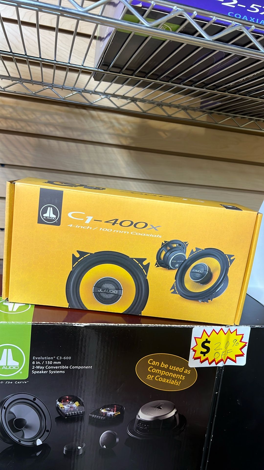 JL AUDIO 4" SPEAKERS