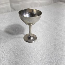 Silver-Toned Stemmed Cup Set Of 7