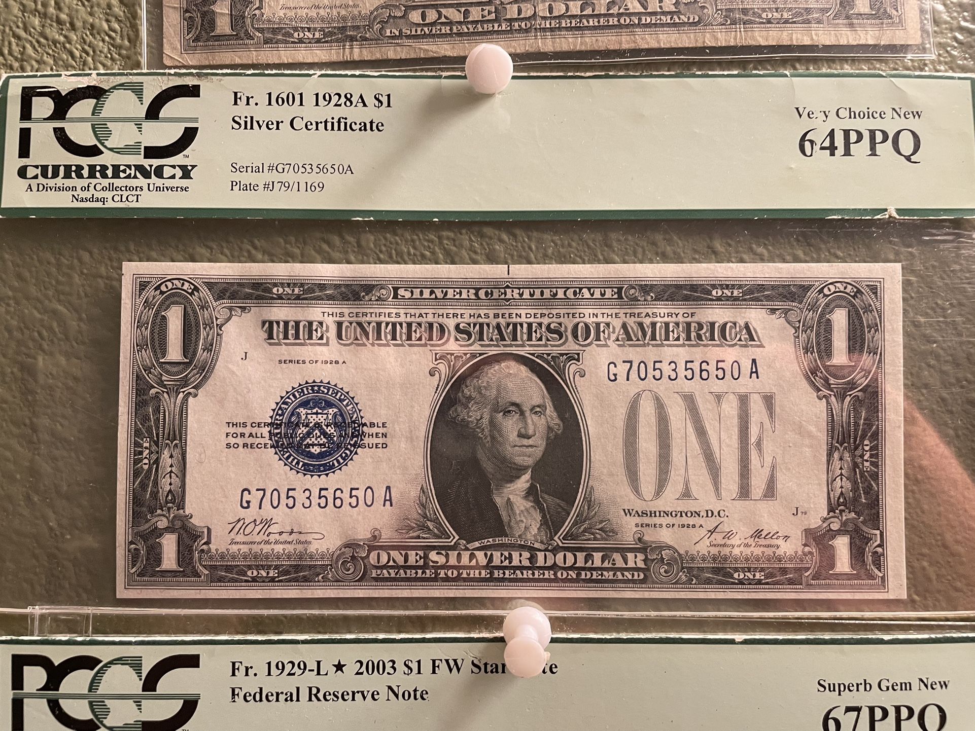 Silver Certificate Funny Back