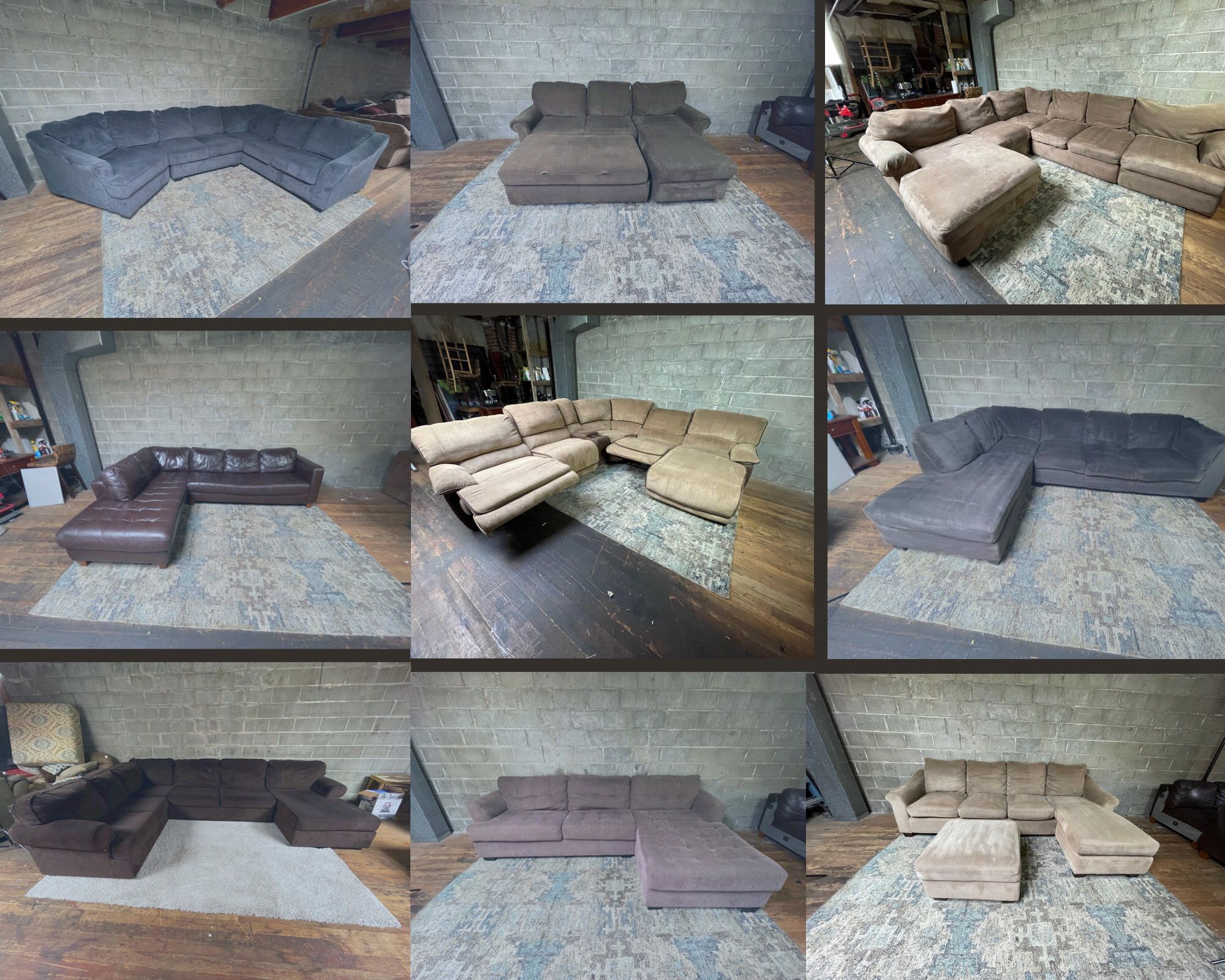 We Sell Couches Sectionals Wrap Arounds Recliners Pull Out Beds Couch Sets Chairs Tables Furniture
