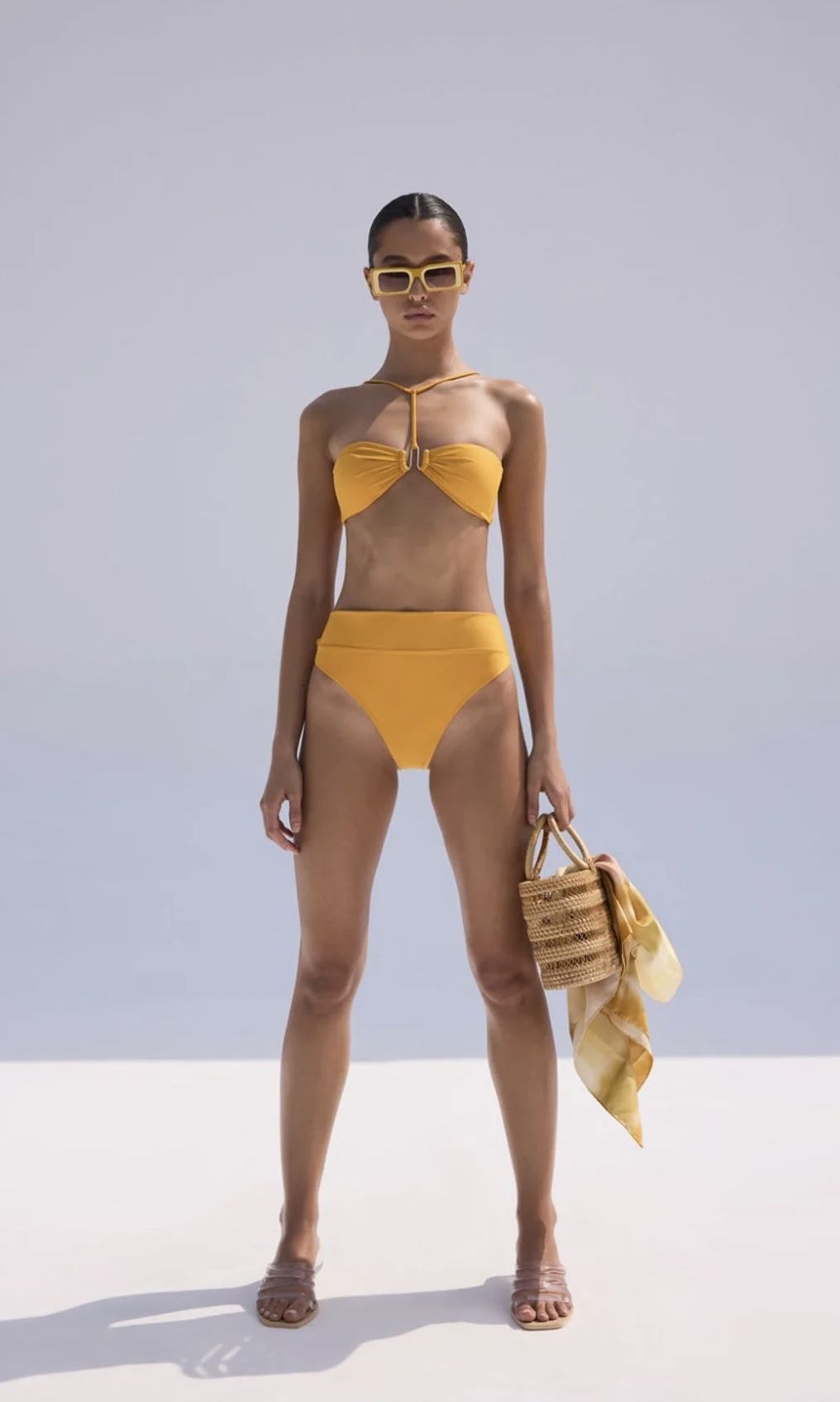 NWT Cult Gaia Ceres Halter Bikini Top & Ceres Bikini Bottom $320 size S