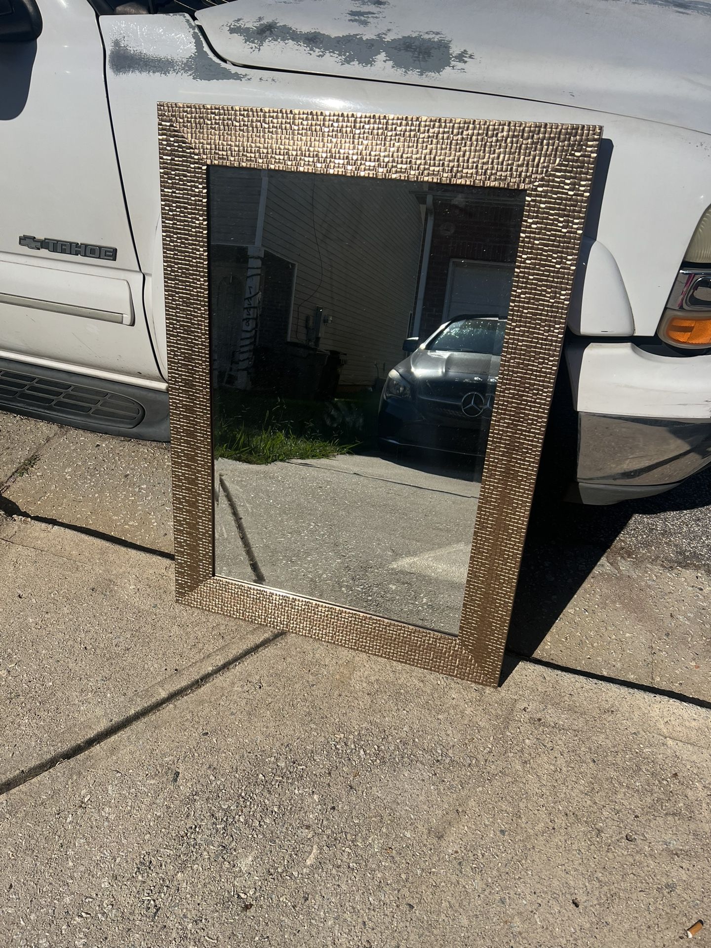 Gold Trim Mirror 