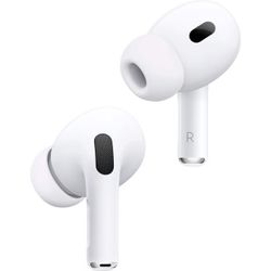 NEW Apple – AirPods Pro 2, Wireless Active Noise Cancelling Earbuds with Hearing Aid Feature – White